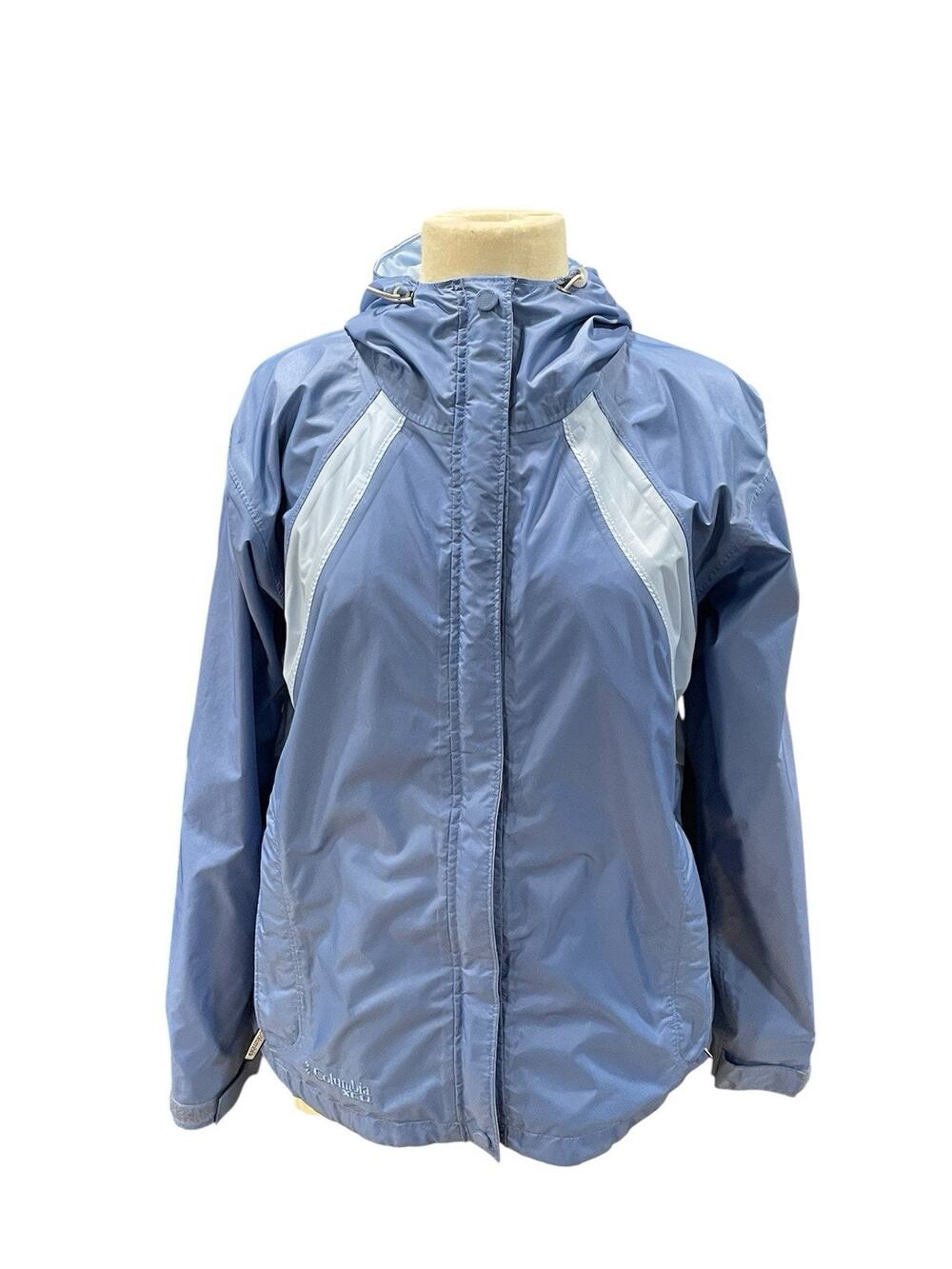 Columbia XCO Storm Dry Jacket Women’s Size Large Blue Fully Seamed Sealed Coat